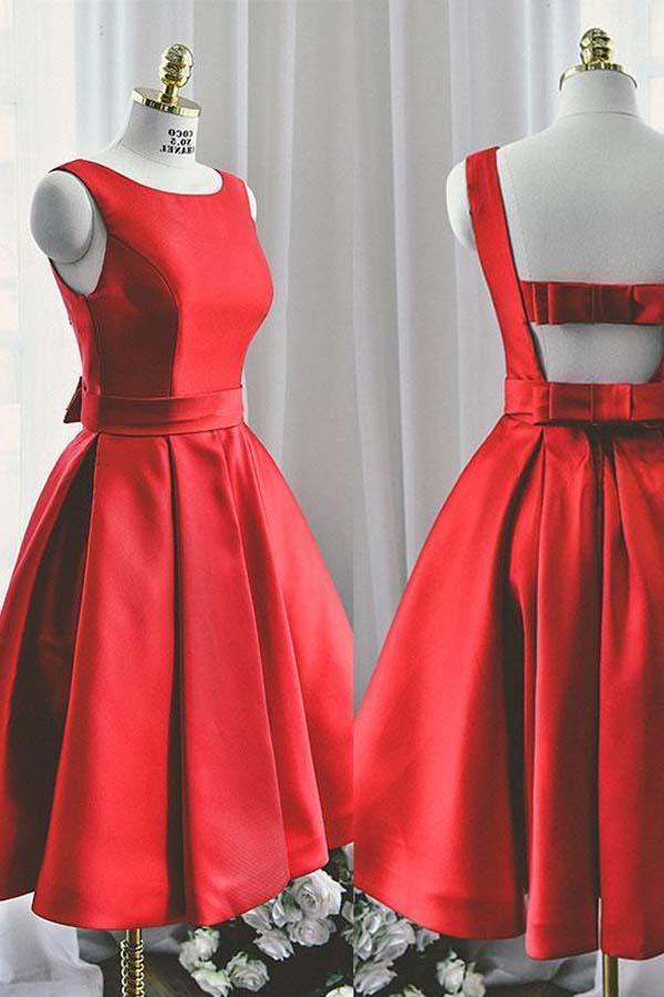 evening dress red colour